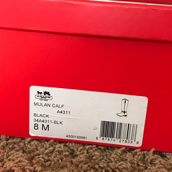 Coach Black Mulan Calf Boot - Picture 6 of 7